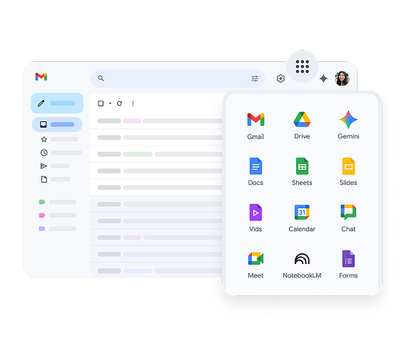 alle apps van Google Workspace